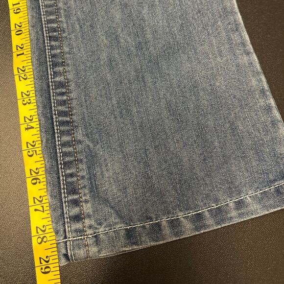 Vintage by Route 66 Slightly Distressed Wide Leg Jeans Size 32x30 - Picture 8 of 9